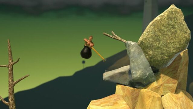 Getting Over It with Bennett Foddy Gameplay Screenshot