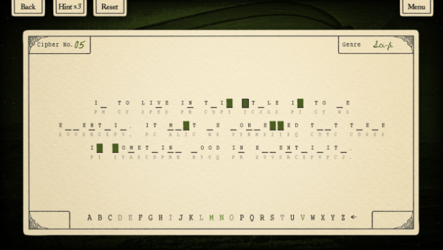 Prose & Codes PC Screenshot