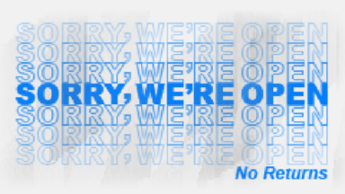 Sorry We're Open Free Download